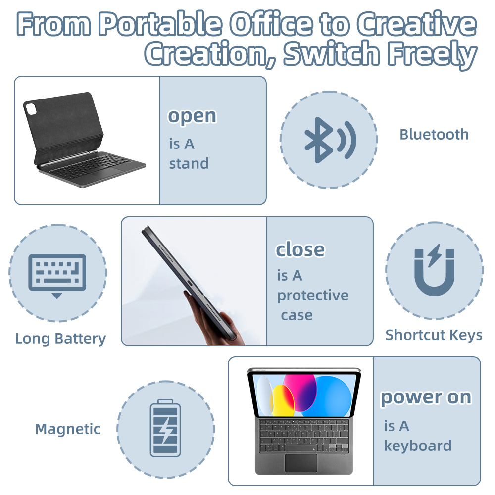 2026 Magic Keyboard with Bluet - Tablet Ipad Accessories บทวิจารณ์และราคา