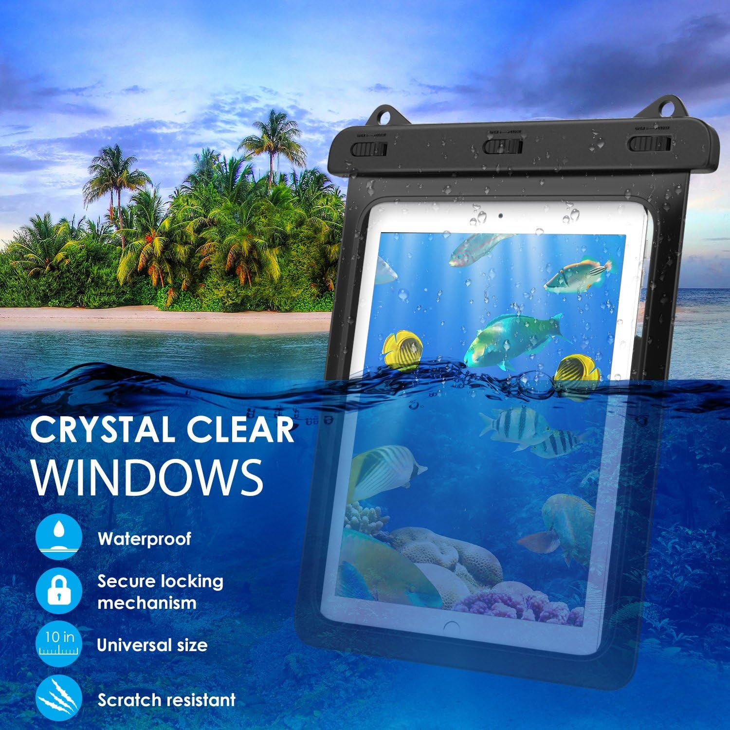MoKo Waterproof Tablet Case Ta - Remarkable Tablet Accessories บทวิจารณ์และราคา