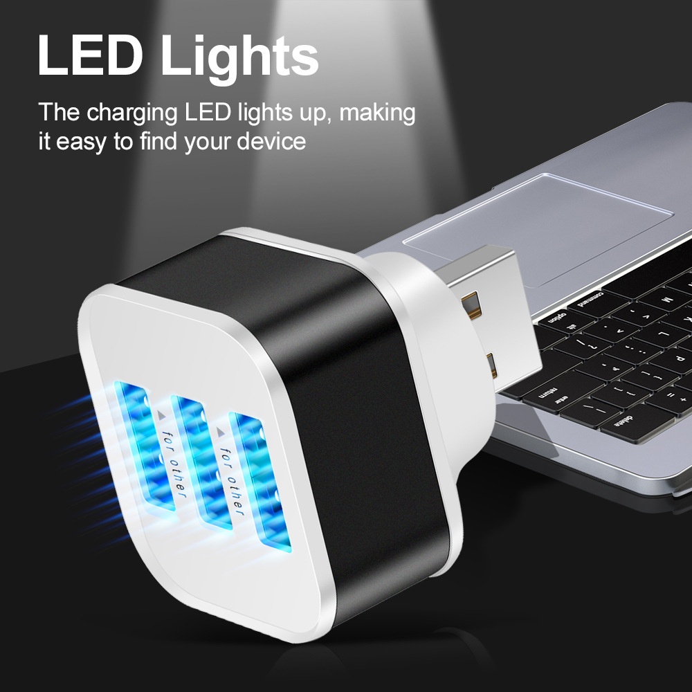 3 Port USB Slots Adaptor USB 3 - Laptop Tablet Accessories บทวิจารณ์และราคา
