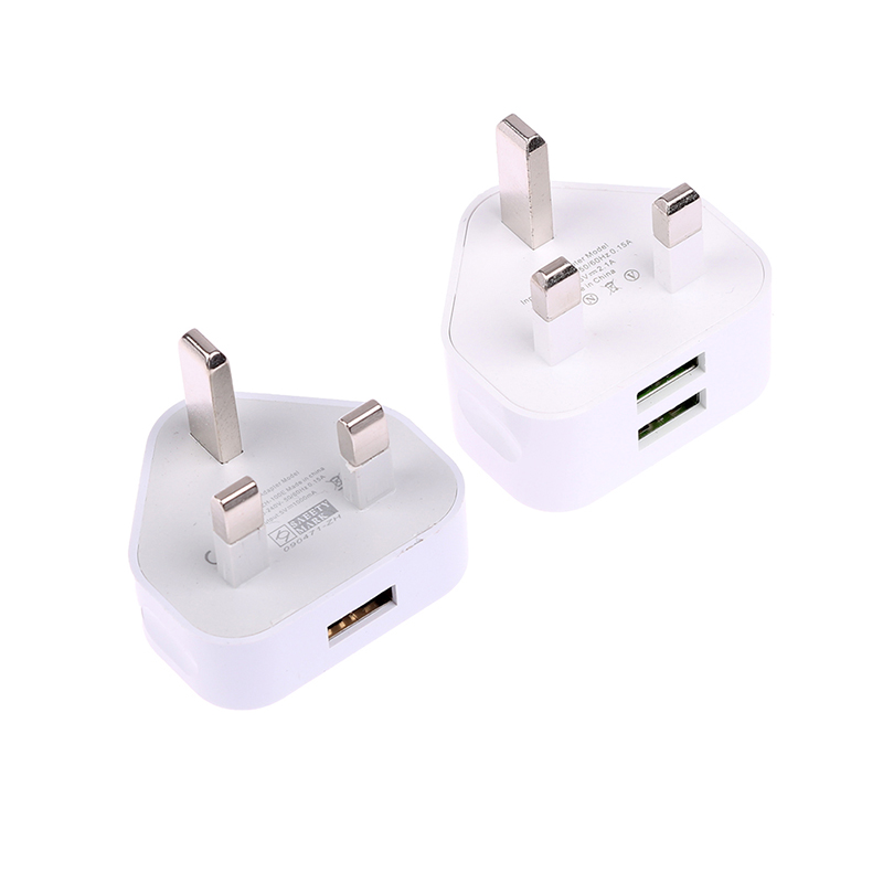 UK 3 Pin Plug Dual USB Adapter - Tablet Accessories Uk บทวิจารณ์และราคา