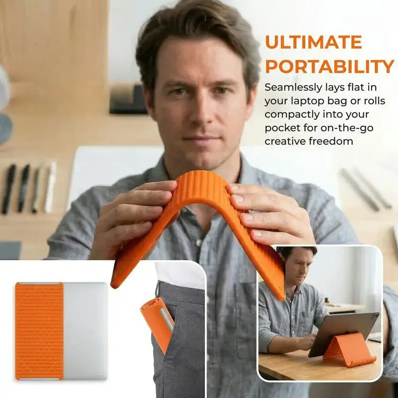 Silicone Foldable Phone Stand  - Laptop Tablet Accessories บทวิจารณ์และราคา