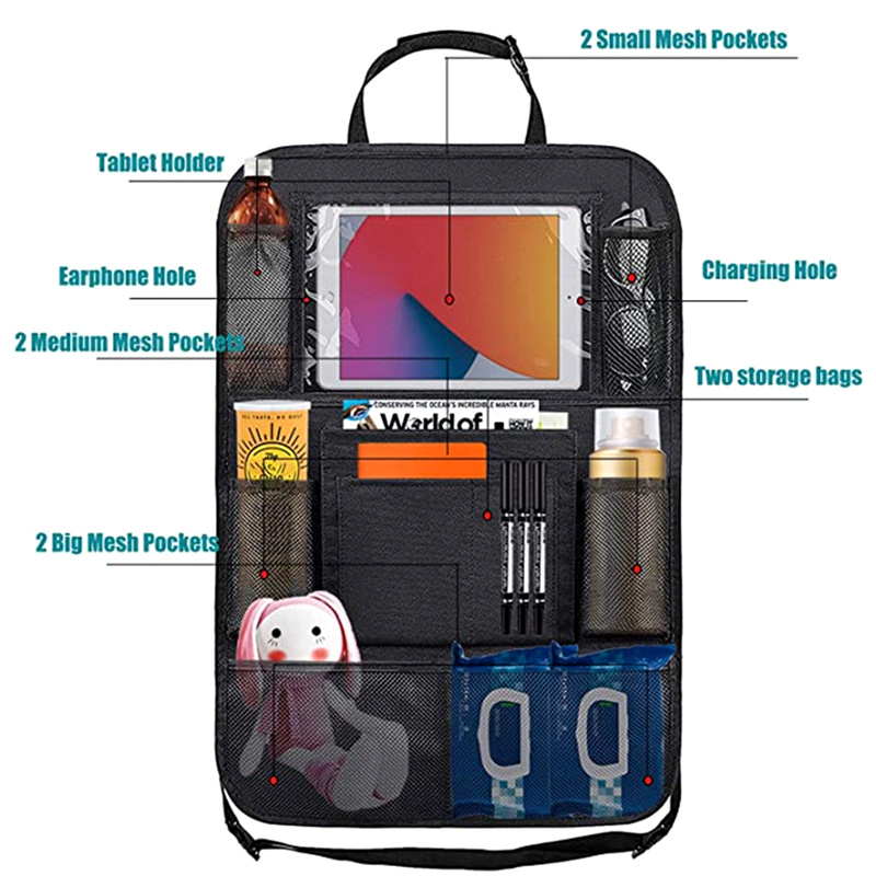 1pc Car Backseat Organizer wit - Tablet Cover Accessories บทวิจารณ์และราคา