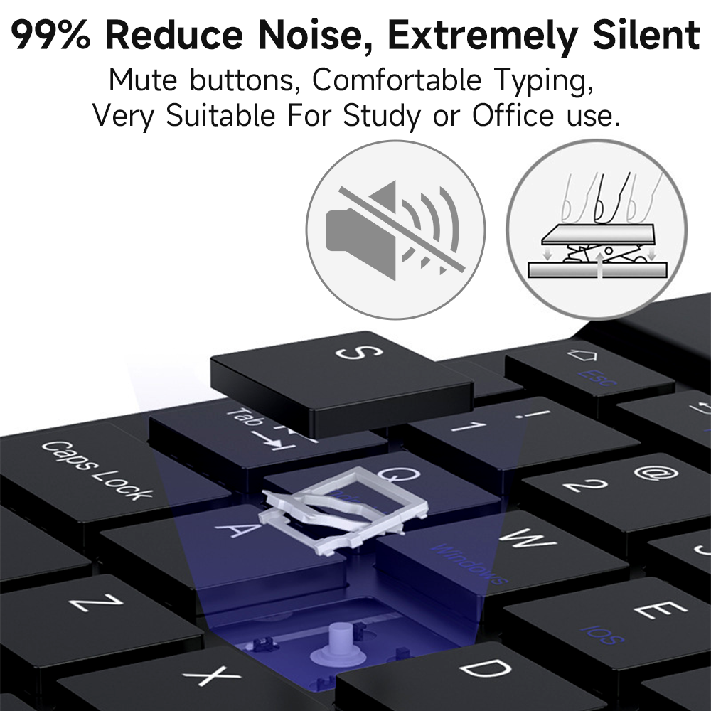 Bluetooth Keyboard for IOS And - Tablet Ipad Accessories บทวิจารณ์และราคา