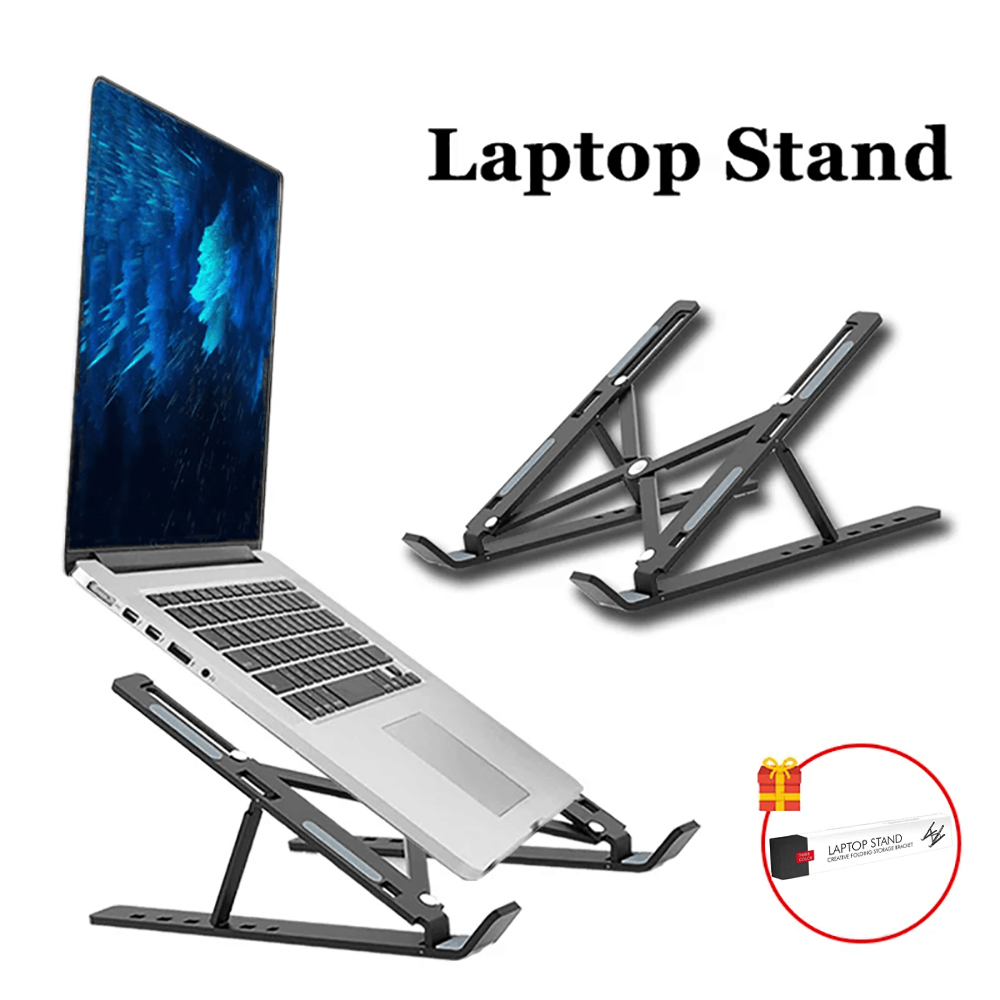 Laptop Stand Portable Foldable - Tablet Ipad Accessories บทวิจารณ์และราคา
