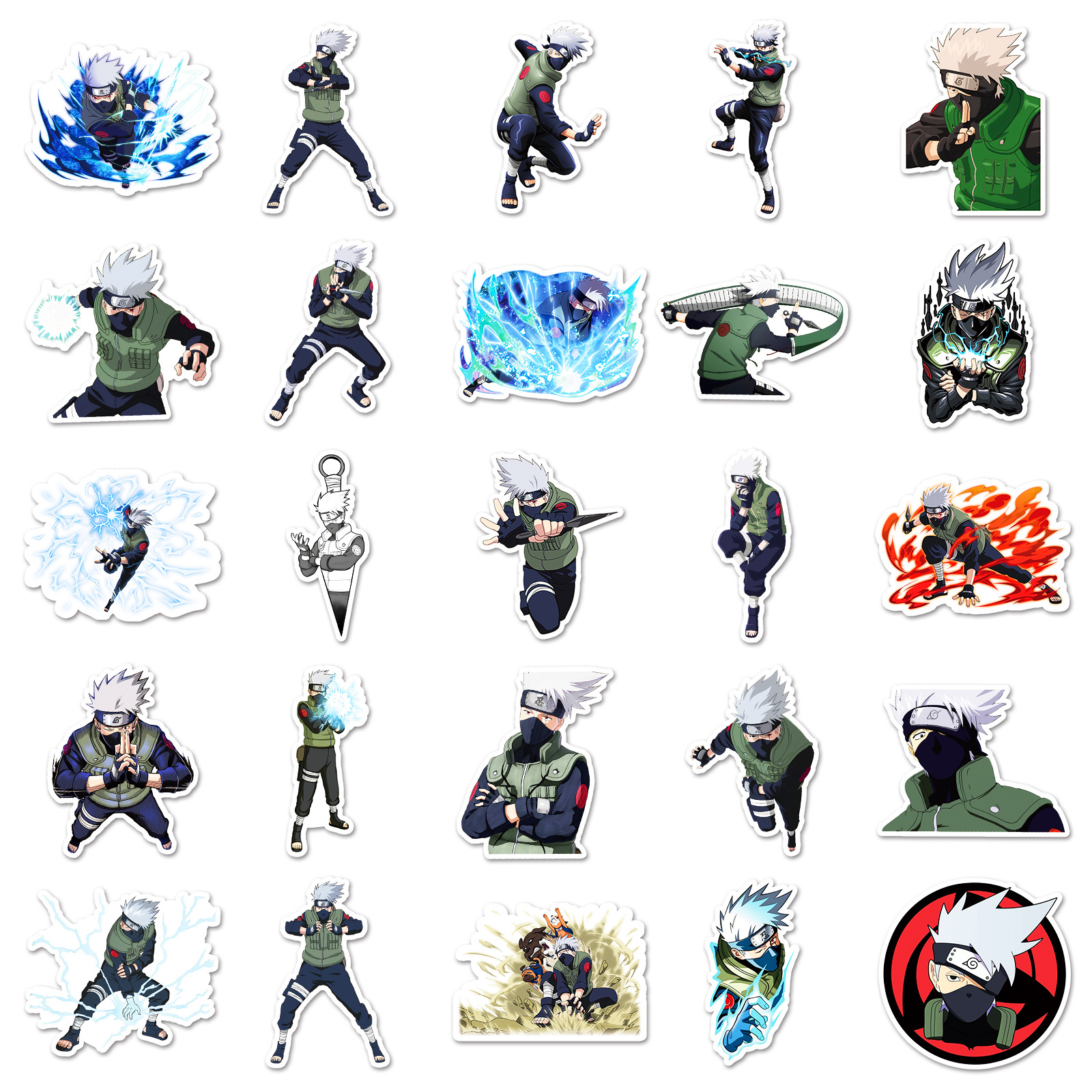50pcs Anime Naruto Hatake Kaka - Tablet Accessory บทวิจารณ์และราคา