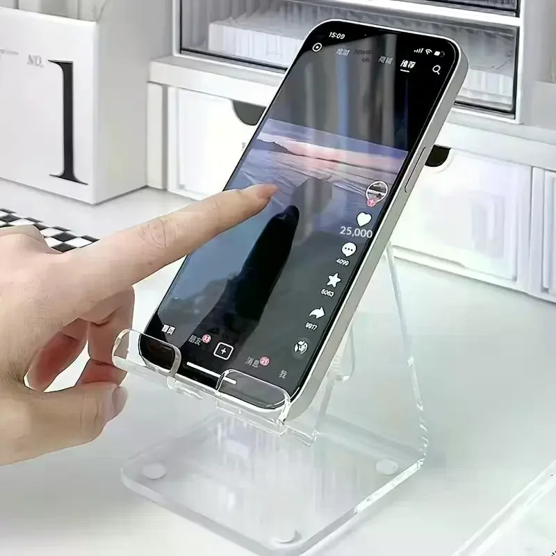 Transparent Acrylic Phone Stan - Tablet Accessory บทวิจารณ์และราคา