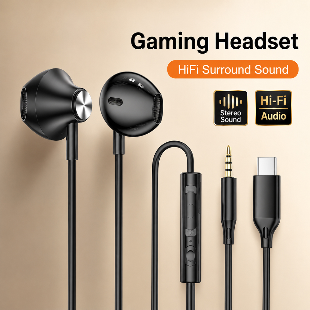HiFi Surround Headphones Bass  - Huawei Tablet Accessories บทวิจารณ์และราคา