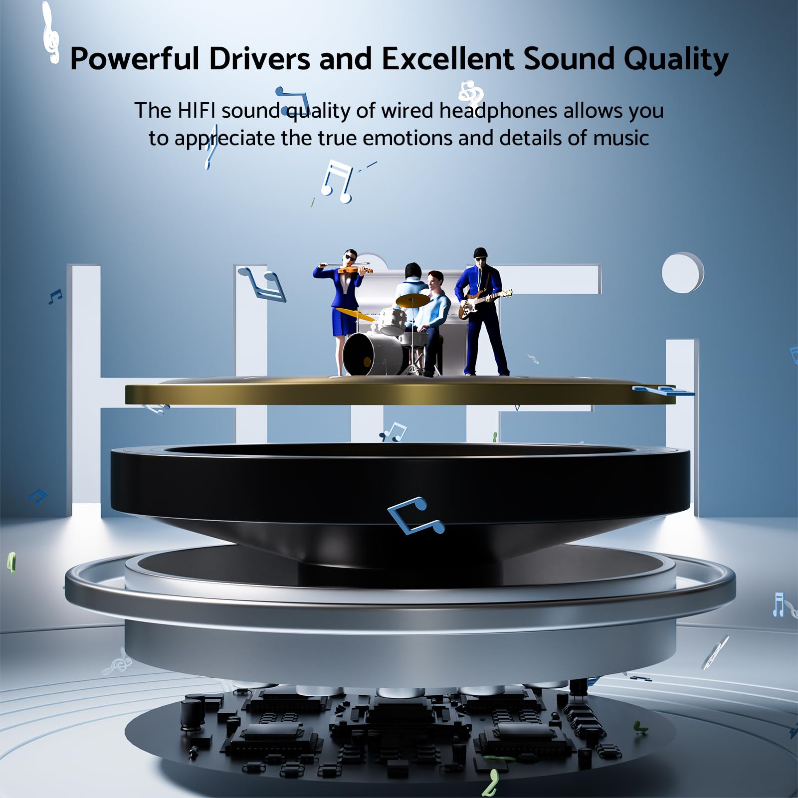 HiFi Surround Headphones Bass  - Huawei Tablet Accessories บทวิจารณ์และราคา