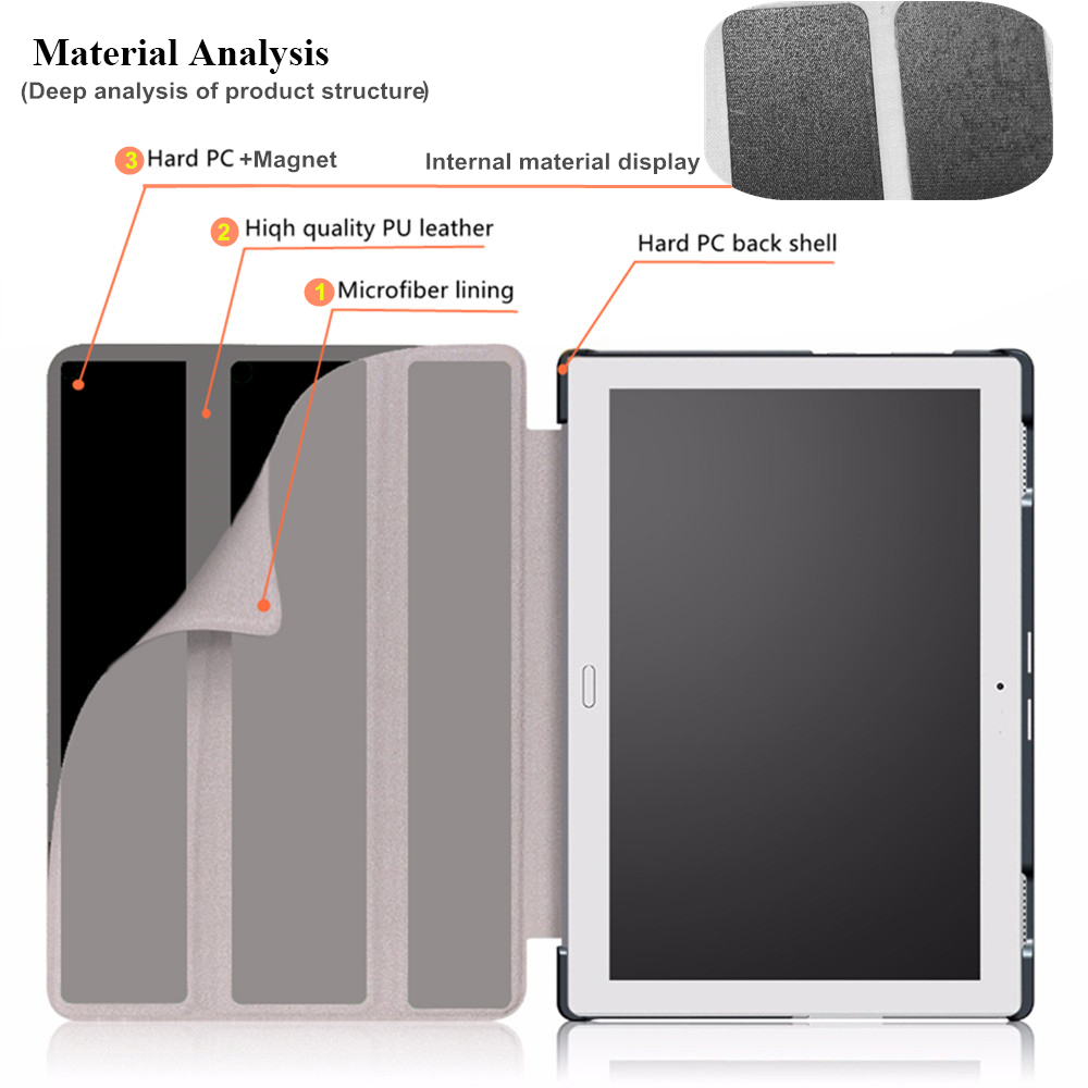 Flip Case For Huawei Mediapad  - Huawei Tablet Accessories บทวิจารณ์และราคา