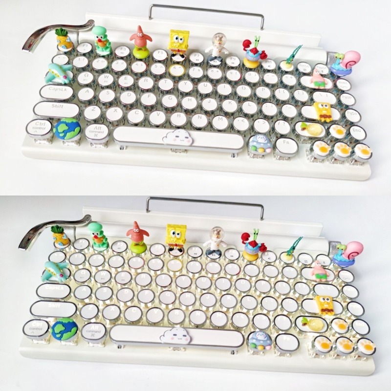 Retro SpongeBo Mechanical Keyb - Tablet Ipad Accessories บทวิจารณ์และราคา