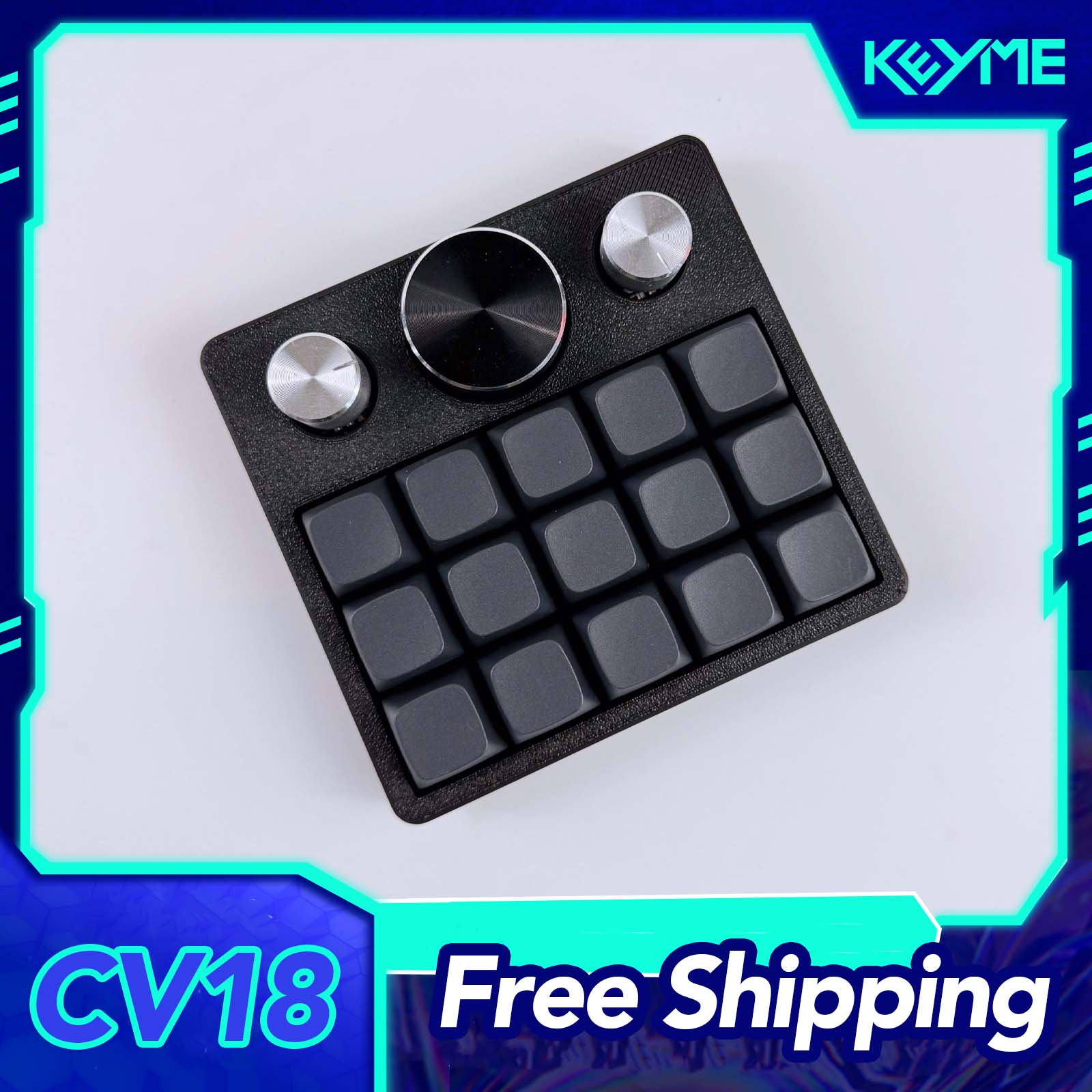 CV18 Wired Numberpad Hot Swap  - Tablet Accessories 3D Print บทวิจารณ์และราคา