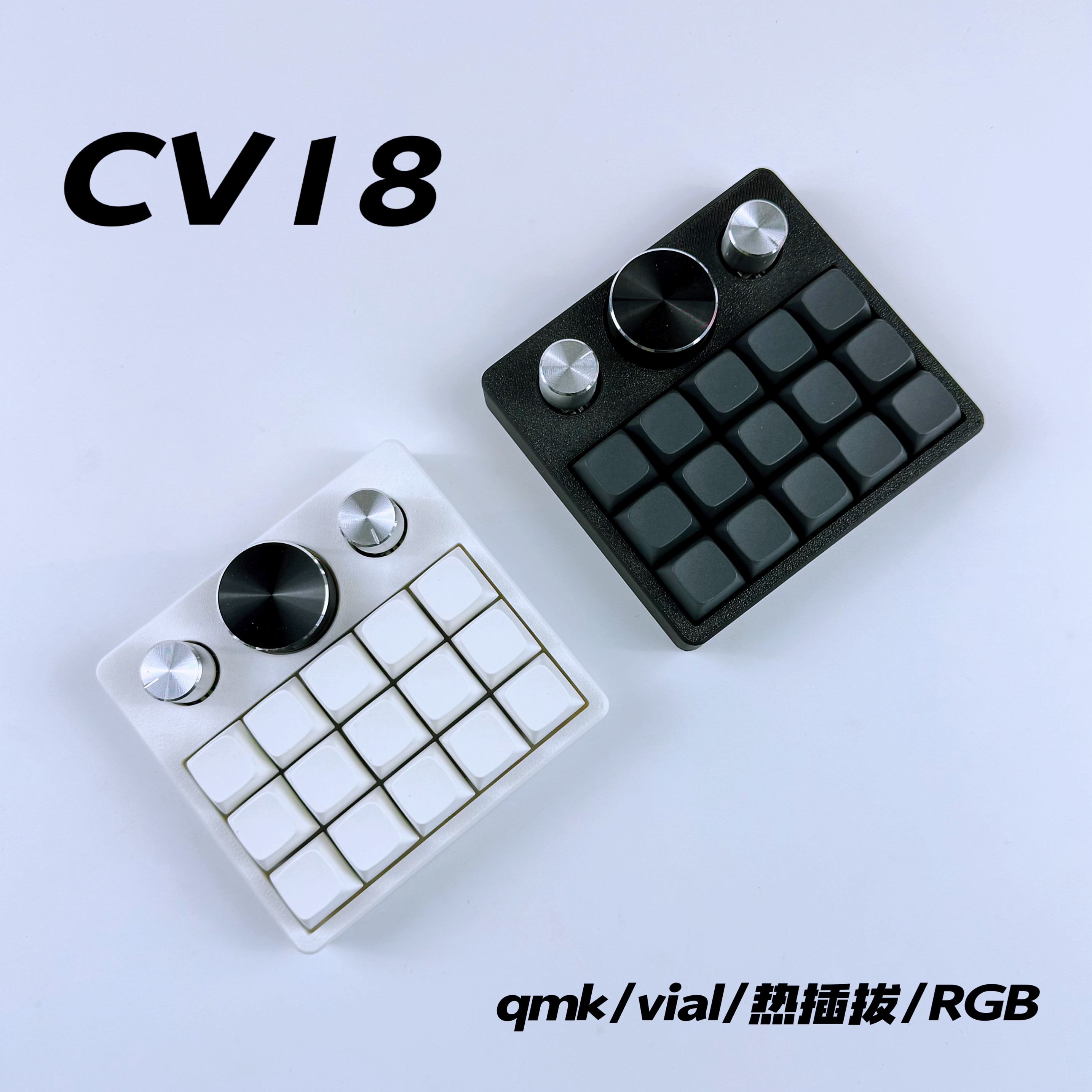 CV18 Wired Numberpad Hot Swap  - Tablet Accessories 3D Print บทวิจารณ์และราคา