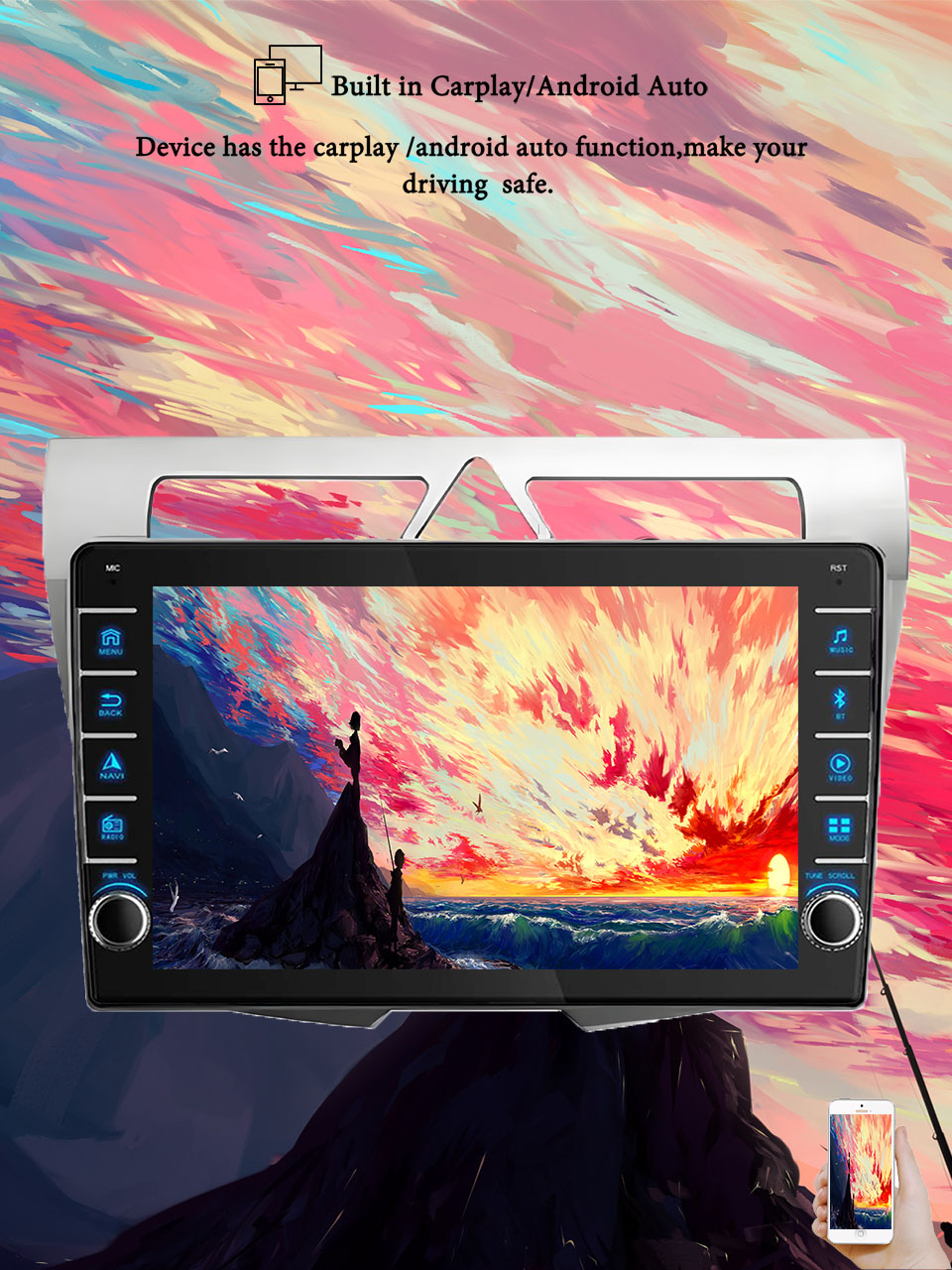 8G+128G Android 14 For Kia Pic - Tablet Danish Mobile & Accessories Photos บทวิจารณ์และราคา