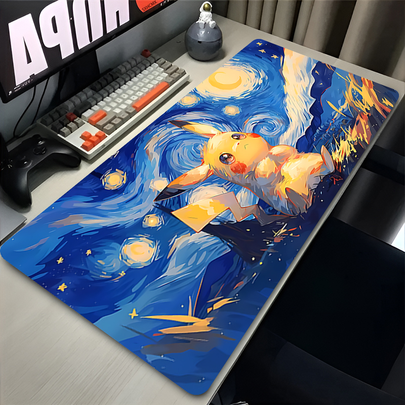 Mouse Pad P-pokemon Pikachu Co - Laptop Tablet Accessories บทวิจารณ์และราคา