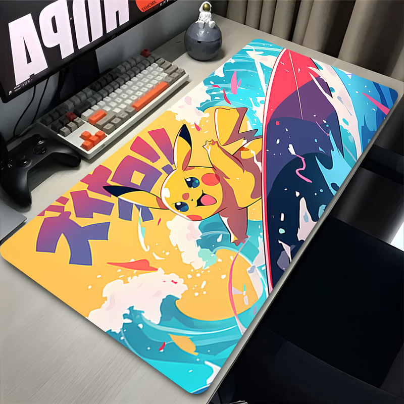 Mouse Pad P-pokemon Pikachu Co - Laptop Tablet Accessories บทวิจารณ์และราคา